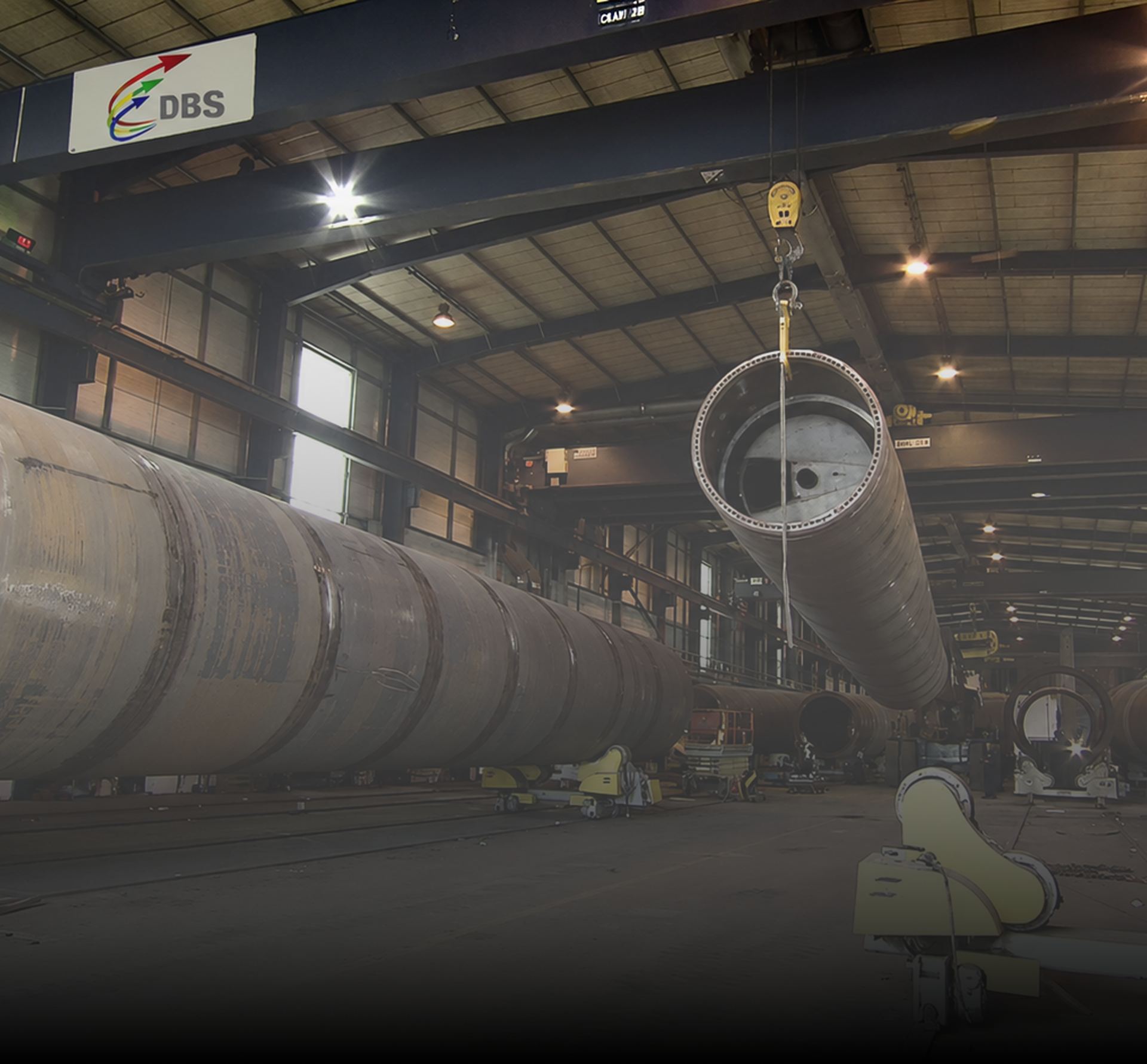 Wind tower steel section production